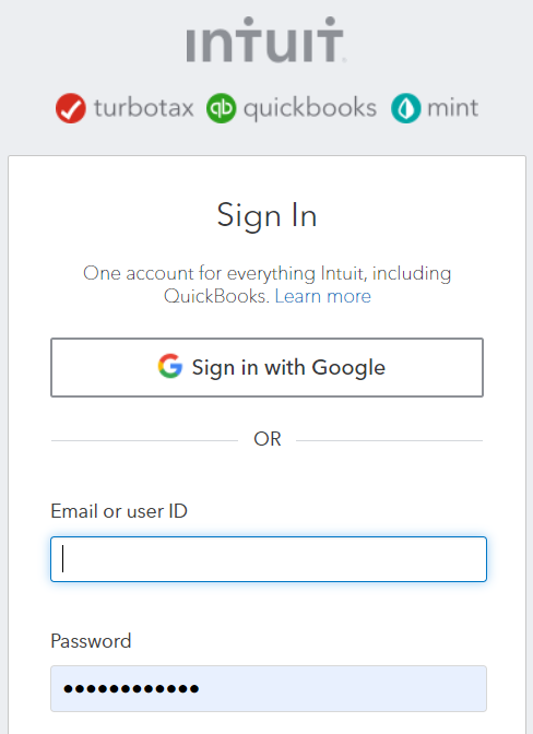 Connect  into QuickBooks Online