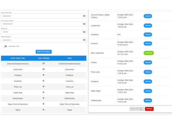 Integración de Netsuite con sincronización 2